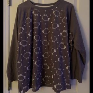 Plus size ladies pajamas set